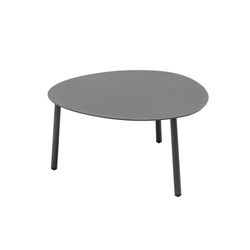 Mesa de centro de alumínio antracite, 100 x 70 x 34 cm | Walga