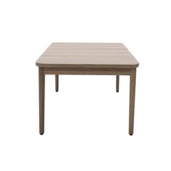 Garden set in natural aluminum and anthracite rope | Sunset