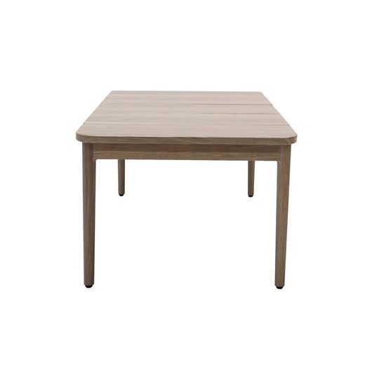 Garden set in natural aluminum and anthracite rope | Sunset