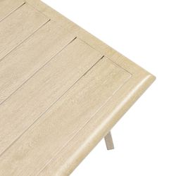 Aluminium salontafel in naturel, 120 x 68,5 x 42 cm | harmonie