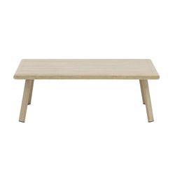 Aluminium salontafel in naturel, 120 x 68,5 x 42 cm | harmonie