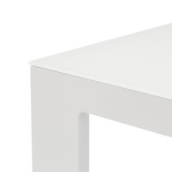 Garden set in white aluminum | Nyland