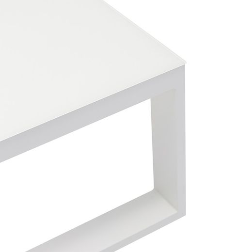 Garden set in white aluminum | Nyland