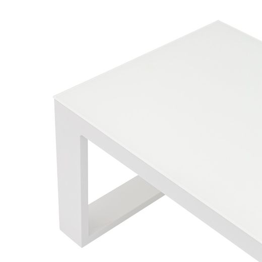 Garden set in white aluminum | Nyland