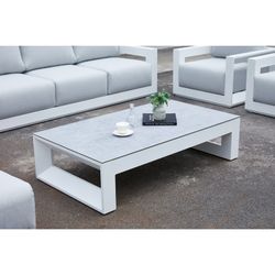 White aluminum garden set | Onyx