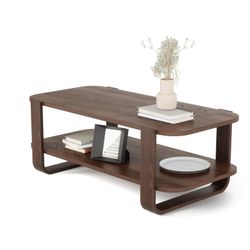 Mesa de centro em eucalipto natural, 109 x 55 x 40 cm | Bellwood