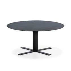 Black iron coffee table, Ø 80 x 38 cm