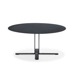 Black iron coffee table, Ø 80 x 38 cm
