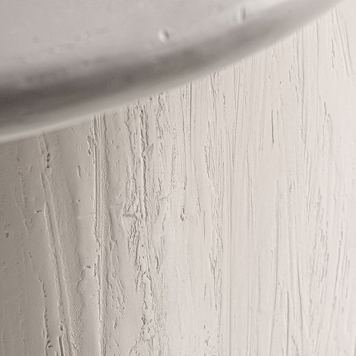 Mesa de centro de madera de mango en blanco, 120 x 60 x 40 cm | Inha