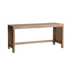 Mango wood coffee table in natural, 115 x 42 x 52 cm | Trevoux
