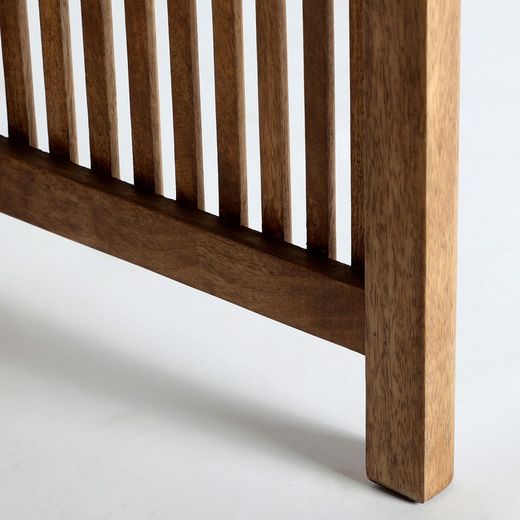 Mango wood coffee table in natural, 115 x 42 x 52 cm | Trevoux