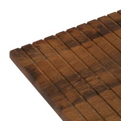Mesa de centro em madeira de mangueira natural e preto, 110 x 60 x 40 cm | Abner