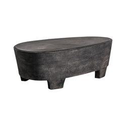 Couchtisch aus Mangoholz in Schwarz, 95 x 60 x 32 cm | Olsberg