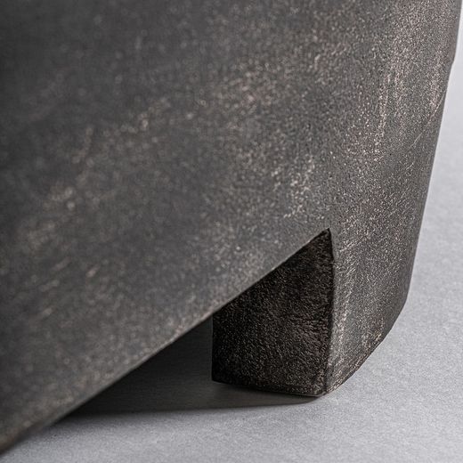 Couchtisch aus Mangoholz in Schwarz, 95 x 60 x 32 cm | Olsberg