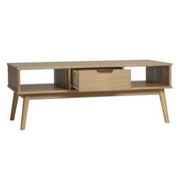 Mesa de centro em pinho, 110 x 55 x 42,5 cm | Cusco