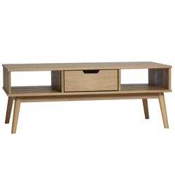 Mesa de centro em pinho, 110 x 55 x 42,5 cm | Cusco