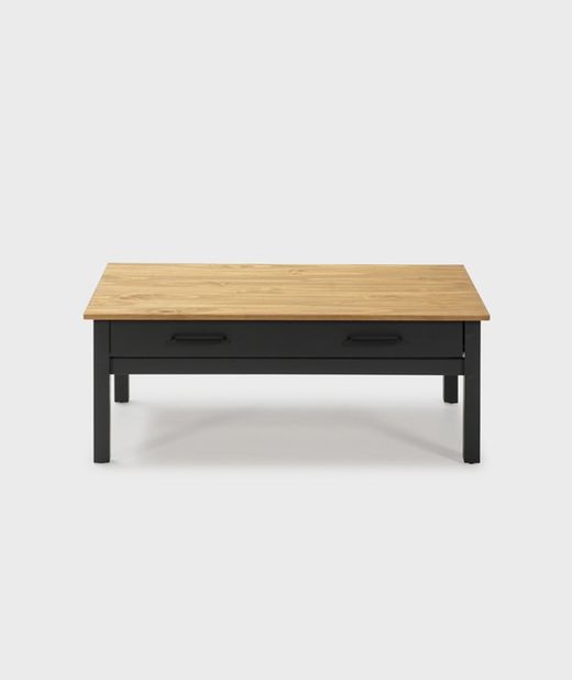 Conjunto de salón compuesto por mueble TV, aparador de 150 cm y mesa de centro en color azul | Miranda