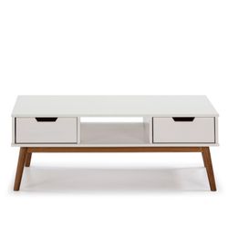 Komplettes Wohnzimmer in Weißkiefernholz, 3-teilig