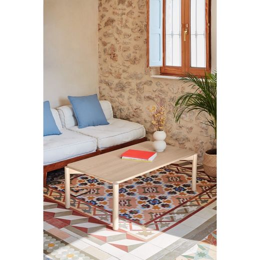 Couchtisch aus Naturholz, 110 x 60 x 40 cm | Atlas