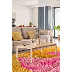 Mesa de centro de madera en color natural, 110 x 60 x 40 cm | Atlas