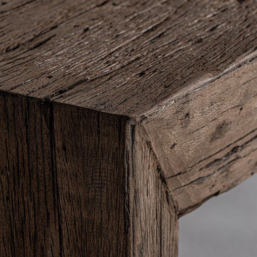 Mesa de centro de madera en marrón, 160 x 70 x 40 cm | Samsun