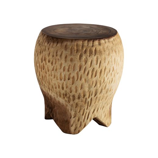 Mesa de centro  de madera en marrón, 40 x 40 x 45 cm | Gairo