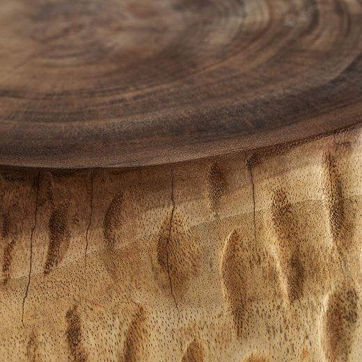 Mesa de centro de madera en marrón, 40 x 40 x 45 cm | Gairo