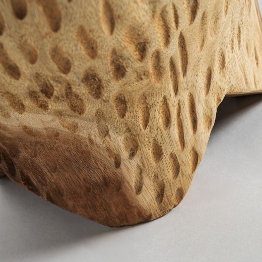 Mesa de centro de madera en marrón, 40 x 40 x 45 cm | Gairo