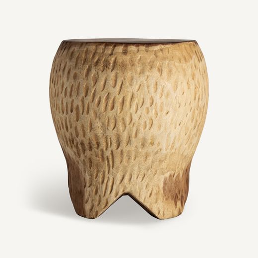 Mesa de centro de madera en marrón, 40 x 40 x 45 cm | Gairo