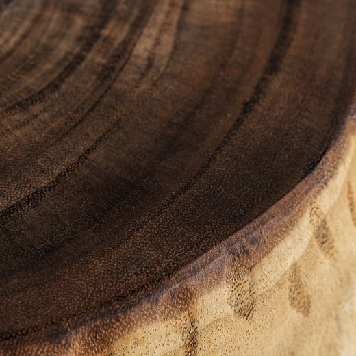 Mesa de centro de madera en marrón, 40 x 40 x 45 cm | Gairo