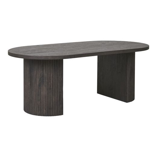 Tavolino in legno marrone scuro, 120 x 60 x 45 cm | Boavista