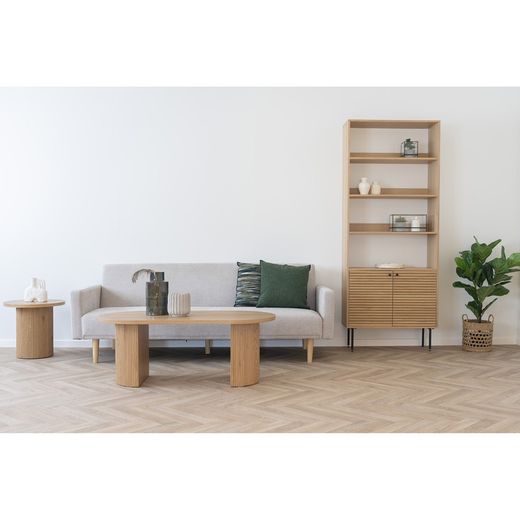 Salontafel van natuurlijk hout, 120 x 60 x 45 cm | Boavista