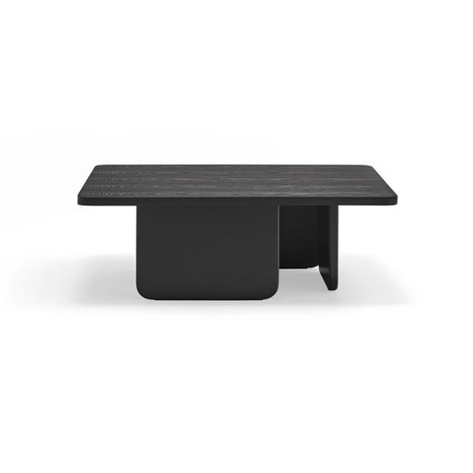 Table basse en bois noir, 100 x 100 x 35 cm | Cambre