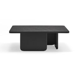 Table basse en bois noir, 100 x 100 x 35 cm | Cambre