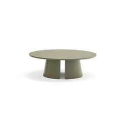 Mesa de centro de madera en verde, 110 x 110 x 36,5 cm | Cep