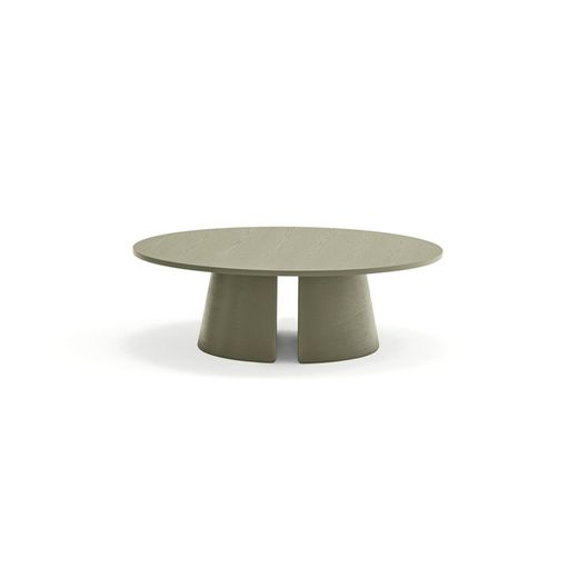 Green wooden coffee table, 110 x 110 x 36.5 cm | Cep