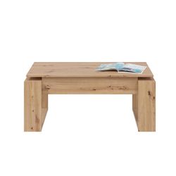 Table basse relevable Urban en bois naturel, 105x55x45 cm | URBAIN