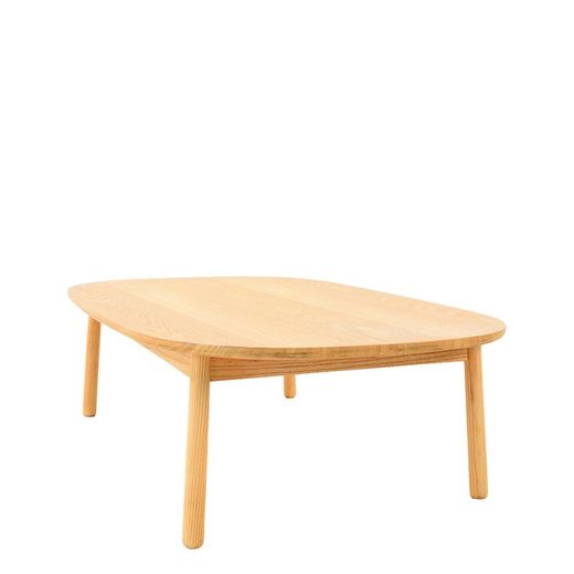 Soffbord i ask trä (110 x 60 x 32,5 cm) | Lezquer-serien