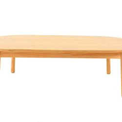 Soffbord i ask trä (110 x 60 x 32,5 cm) | Lezquer-serien