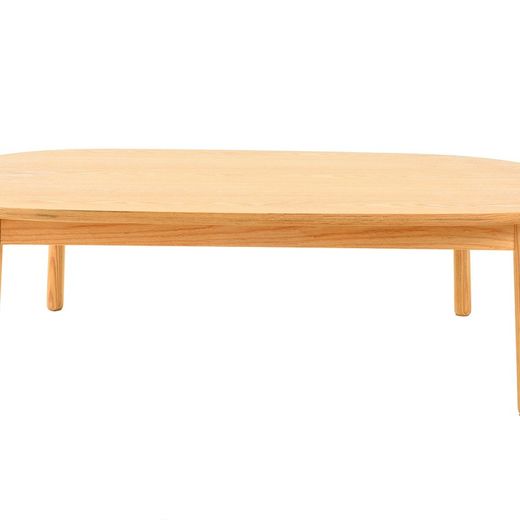 Soffbord i ask trä (110 x 60 x 32,5 cm) | Lezquer-serien