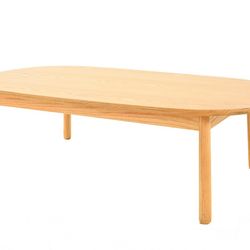 Soffbord i ask trä (110 x 60 x 32,5 cm) | Lezquer-serien