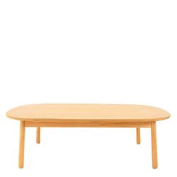 Soffbord i ask trä (110 x 60 x 32,5 cm) | Lezquer-serien