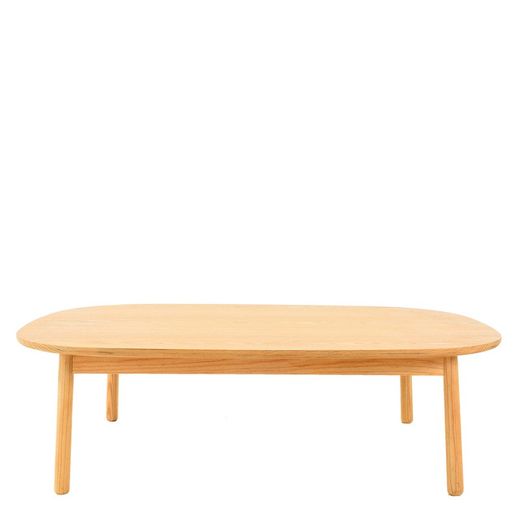 Soffbord i ask trä (110 x 60 x 32,5 cm) | Lezquer-serien