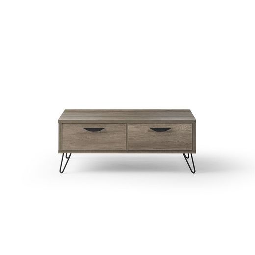 Kansas soffbord med två lådor 100 x 60 x 39,2 CM