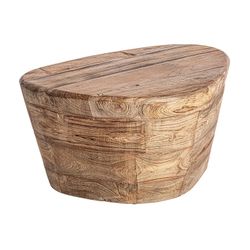 Lestans Teak Wood Coffee Table in Brown, 60 x 50 x 30 cm