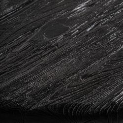 Lestans salontafel van zwart teakhout, 90 x 72 x 37 cm