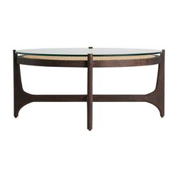 Nossen bruine mangohouten salontafel, 92 x 92 x 41 cm