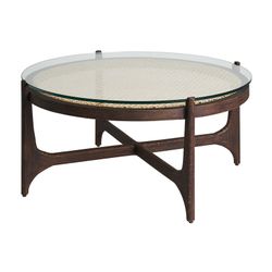 Nossen bruine mangohouten salontafel, 92 x 92 x 41 cm