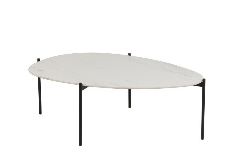 Mesa de centro blanca 120 x 60 cm MILWAUKEE 