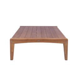 Garden sofa set in honey-colored teak | Roxas